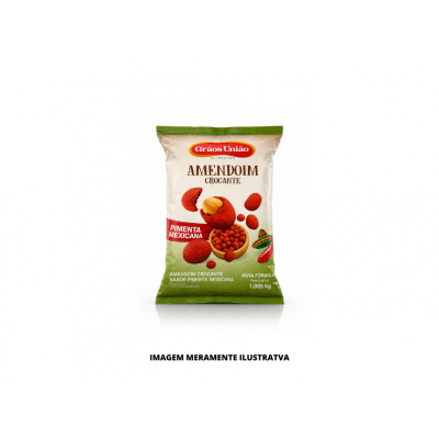 AMENDOIM - WANLU - 1Kg CROCANTE PIMENTA MEXICA